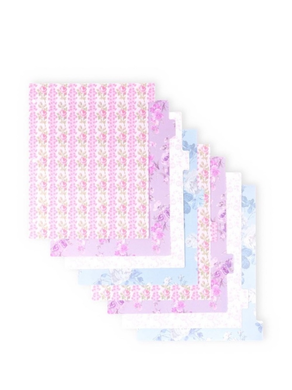IN-HAND | LoveShackFancy x Target Yoobi Blooming Heirloom 8 Tab Dividers